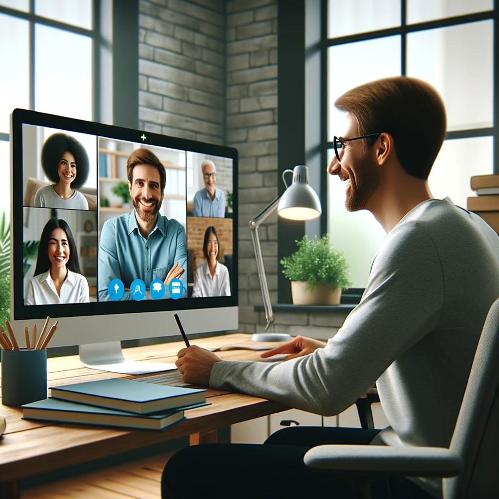 An image of a cozy and organized home office, perfect for remote workers following the ideal home office a remote worker's guide to finding your space